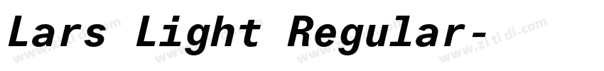 Lars Light Regular字体转换 Lars Light Regular字体转换